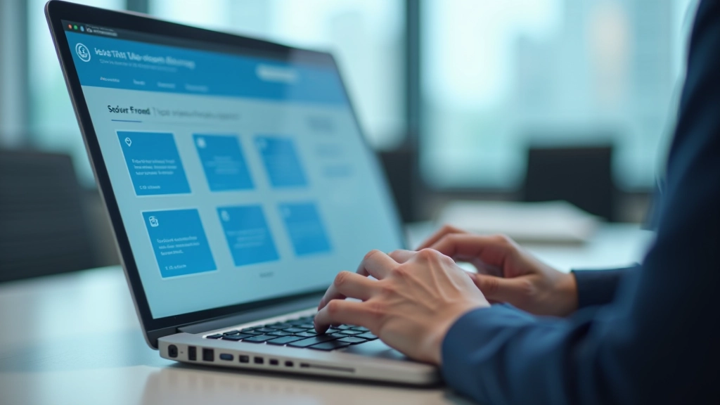 Computer screen displaying IRD eTax filing platform with secure login interface
