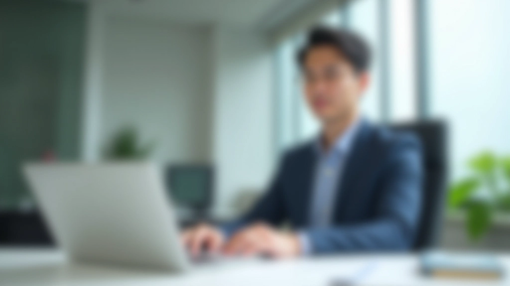 Professional reviewing salary statements and tax documents on a clean workspace